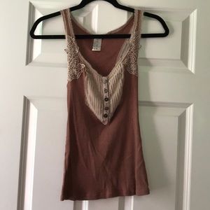 Ribbed Free People tank